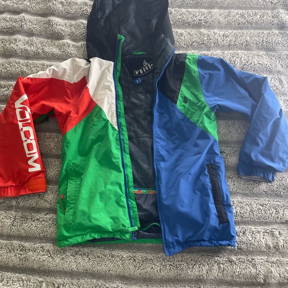 Volcom Multicolor Hooded Jacket